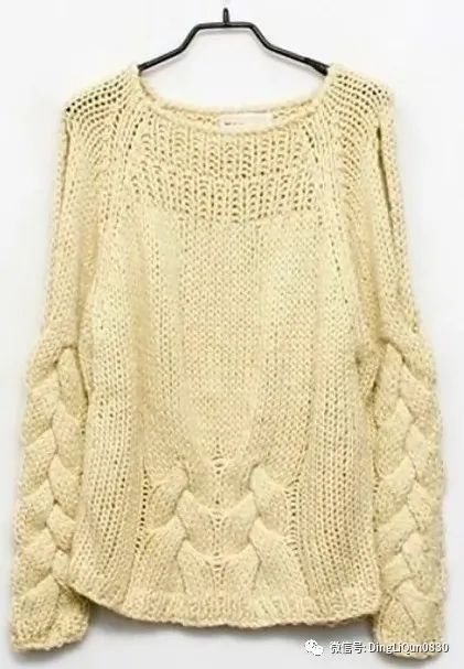 針織作品 時(shí)尚的女式套頭衫,花紋設(shè)計(jì)很好看