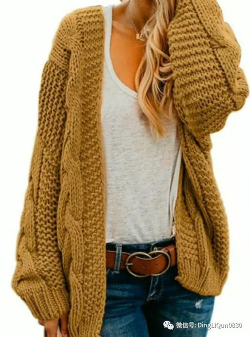 針織作品 35款適合媽媽的時(shí)尚漂亮長(zhǎng)款開衫外套
