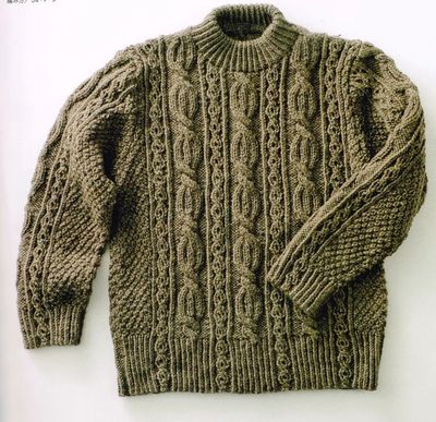 編織圖解丨你要的男裝款式在這里 毛衣與針織