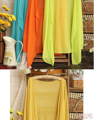 時(shí)尚與功能兼?zhèn)?慈威韓版無扣披肩防曬衣空調(diào)開衫針織衫女長袖F011解析